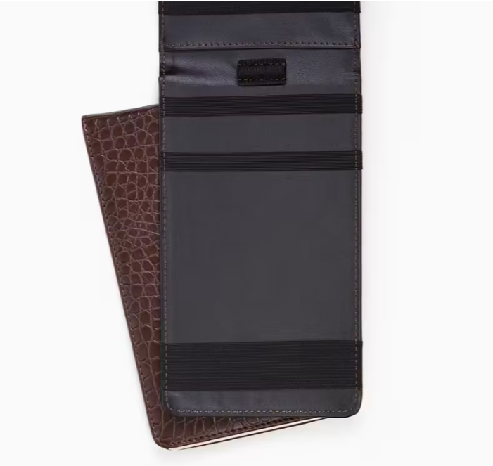 Scorekaarthouder met Krokodillenleren Look