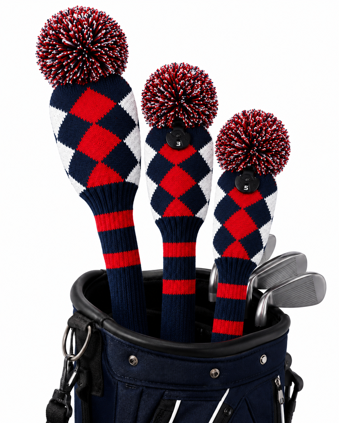 Golf Club Headcover Knitted Wool