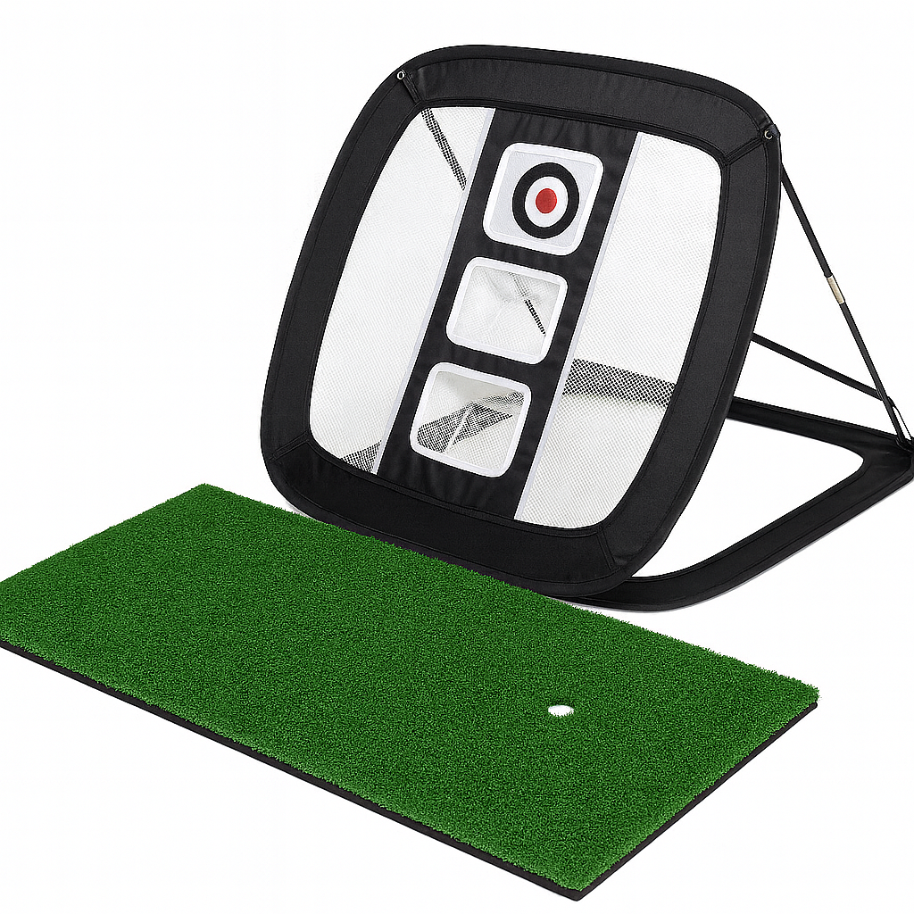 Golf Oefenmat 50 x 80 + Chipping Net Combi Set