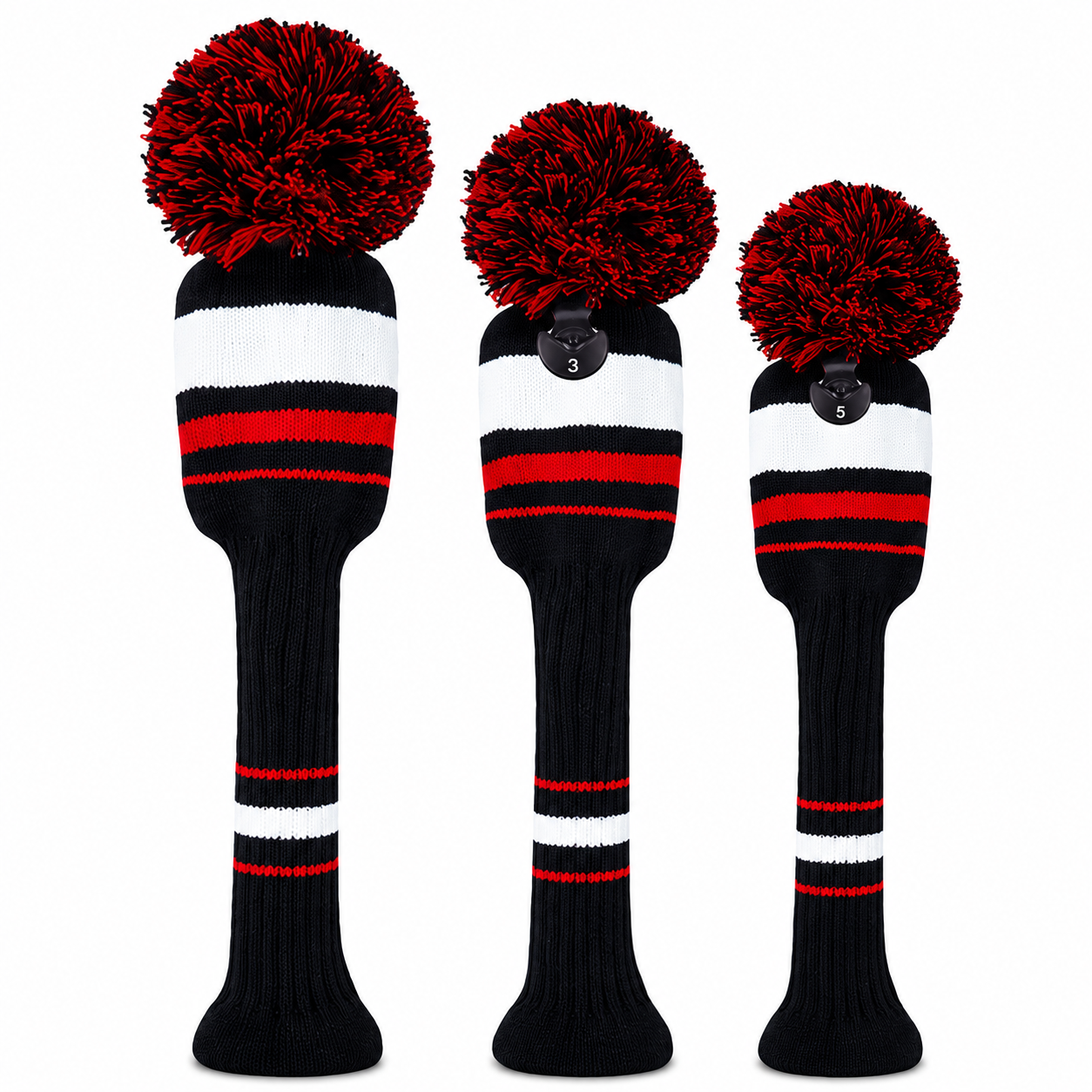 Golf Club Headcover Knitted Wool