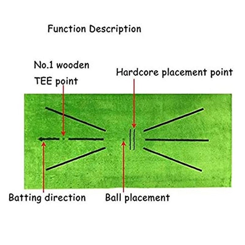 Golf Practice Mat - golf-spullen.nl-Oefenmateriaal